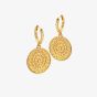 Hot Diamonds Golden Edit Athena Drop Earrings DE890