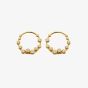 Hot Diamonds Golden Edit Tender Wreath Stud Earrings DE894