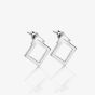 Hot Diamonds Silver Square Paired Stud Earrings DE887