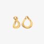 Hot Diamonds HD X Golden Edit Soul Twist Hoop Earrings DE660
