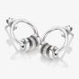 Hot Diamonds Trio Silver Barrel Earrings DE707