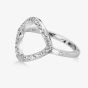 Hot Diamonds Behold White Topaz Statement Ring DR221