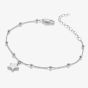 Hot Diamonds Silver Whisper Sterling Silver 40th Birthday Bracelet SWB022