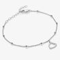 Hot Diamonds Silver Whisper Sterling Silver I Love You Bracelet SWB014