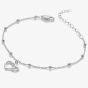 Hot Diamonds Silver Whisper Sterling Silver Sister Bracelet SWB006