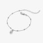 Hot Diamonds Silver Whisper Sterling Silver April Birthstone Bracelet SWB028