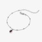 Hot Diamonds Silver Whisper Sterling Silver July Birthstone Bracelet SWB031
