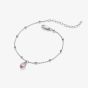 Hot Diamonds Silver Whisper Sterling Silver October Birthstone Bracelet SWB034