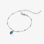 Hot Diamonds Silver Whisper Sterling Silver December Birthstone Bracelet SWB036