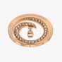 Hot Diamonds Emozioni Oceano Teardrop Rose Gold Plated 33mm Coin EC527