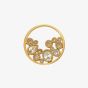 Hot Diamonds Emozioni Freedom Gold Plated Champagne 33mm Coin EC557