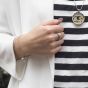 Hot Diamonds Emozioni Freedom Gold Plated Champagne 33mm Coin EC557