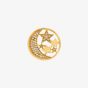 Hot Diamonds Emozioni Notturno Gold Plated 25mm Coin EC560