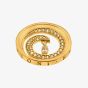 Hot Diamonds Emozioni Oceano Teardrop Gold Plated 25mm Coin EC562