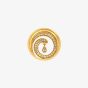Hot Diamonds Emozioni Oceano Teardrop Gold Plated 25mm Coin EC562