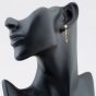 Rachel Galley Gold Plated Sun & Moon Dropper Stud Earrings CE8140 YGP