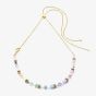 Coeur De Lion GeoCUBE Iconic Nature Multicolour Crystal Necklace 3035/10-1522