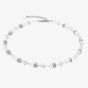Coeur De Lion Ladies GeoCUBE Iconic Nature White Crystal Necklace 3018/10-1417