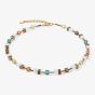 Coeur De Lion GeoCUBE Iconic Multi Stone Nature Necklace 3018/10-0911