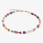 Coeur De Lion GeoCUBE Iconic Precious Multi Coloured Multi Stone Energy Necklace 4905/10-1592