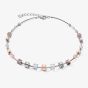 Coeur De Lion GeoCUBE Two Tone Agate Crystal Necklace 5061/10-1631