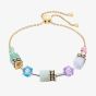 Coeur De Lion GeoCUBE Multicolour Toggle Bracelet 3035/30-1522