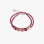 Coeur De Lion Joyful Colours Red Multi Stone Bead Bracelet 4464/30-0300
