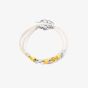 Coeur De Lion Joyful Colours Yellow Multi Stone Bead Double Bracelet 4564/30-0100