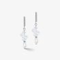 Coeur De Lion Dancing Crystals Freshwater Pearl Drop Earrings 1124/21-1417
