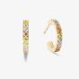 Coeur De Lion Eternal Love Multi Colour Cubic Zirconia Hoop Earrings 0146/23-1590