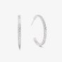 Coeur De Lion Eternal Love Cubic Zirconia Big Hoop Earrings 0147/23-1817