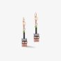 Coeur De Lion Sparkling Classic Elements Rose Gold Autumn Multi Stone Dropper Earrings 4412/20-0911