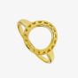 Daisy London 18ct Gold Plated Halo Sun Ring SMSR203 S