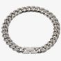 Unique Stainless Steel 21cm Matte Polished Chain Bracelet LAB-250/21CM