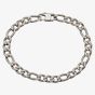 Unique Stainless Steel Figaro Chain Bracelet LAB-182/21CM