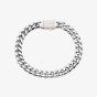 Unique Stainless Steel 8mm Polished Curb Chain Bracelet LAB-288/21CM