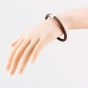Unique Braided Brown Leather & Stainless Steel Bracelet B569DB/21CM