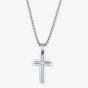 Unique Stainless Steel Cross Pendant Necklace AN-129/50CM