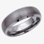 Unique Mens Tungsten Carbide 7mm Brushed Ring TUR-29