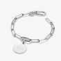 THOMAS SABO Charm Club Connect Silver Paperclip Link Charm Bracelet C1205-001-21