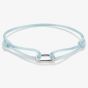 THOMAS SABO Charm Club Connect Turquoise Textile Bracelet C1210-001-17-L24V