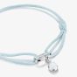 THOMAS SABO Charm Club Connect Turquoise Textile Bracelet C1210-001-17-L24V