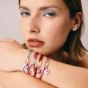 THOMAS SABO Hello Kitty Angel Charm and Blue Textile Bracelet A2244-M07-1-L24V
