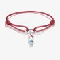 THOMAS SABO Hello Kitty Charm and Red Textile Bracelet A2245-M07-10-L24V