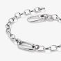 THOMAS SABO Silver Plated Charm Club Connect Bracelet C1202-M02-21