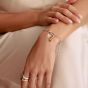 THOMAS SABO Silver Plated Charm Club Connect Bracelet C1202-M02-21