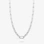 THOMAS SABO Charm Club Connect Silver 50cm Paperclip Oval Link Necklace C1207-001-21-L50