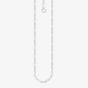 THOMAS SABO Sterling Silver Paperlink Chain Charm Necklace X0254-001-21