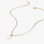 THOMAS SABO Charm Club Connect Gold Plated 45cm Paperclip Oval Link Necklace KE2328-413-39-L45v