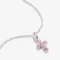 THOMAS SABO Charm Club Connect Pink Cubic Zirconia Cross Charm CC1206-051-9